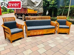 5 Seater Wooden Sofa Set