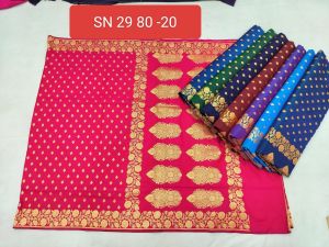 nakli satan 80-20 cloth banarasi saree