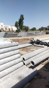 Cement fiber pipe