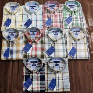 Check poplin shirt(m to xxl)