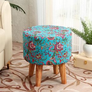 lacia living room decoration printed sitting stool