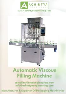 Automatic Viscous Filling Machine