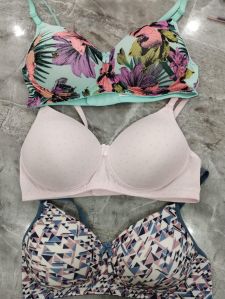 Bra padded printed