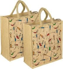 jute hand bags.