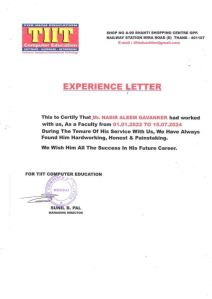 experience certificate apostille services