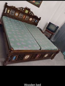 Wooden Double Bed