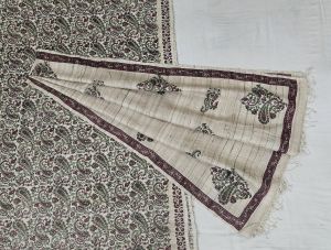 Tussar silk dupatta and dress material