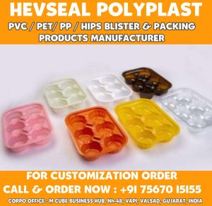 Pet PVC HIPS Blister Tray