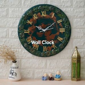 natwal handicraft wall clock