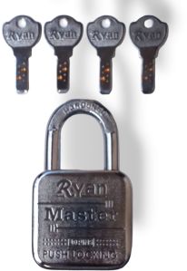 koyo ryan 65mm stainless steel push padlock