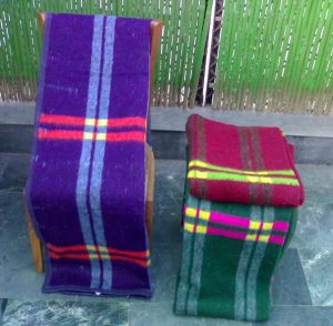 Acrylic Check Pattern Blanket (3Kg)