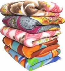 Fleece Printed Blanket 1Kg (Travel Use)