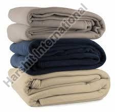 Fleece Plain Blanket 2.5Kg (Travel Purose)