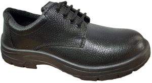 Black Leather Safety Shoes