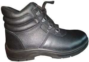 High Ankle Leather Safety Shoes