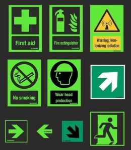 Auto Glow Safety Signage