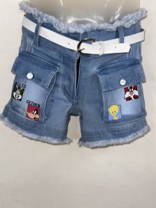 girls denim shorts