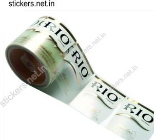 Roll Form Transparent PVC Sticker Flexo Graphi