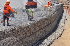 Double Twisted Hexagonal Mesh Gabion