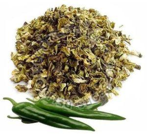 Dehydrated Green Chilli Flakes