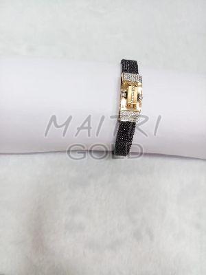 Mens Stretchable Diamond Bracelet
