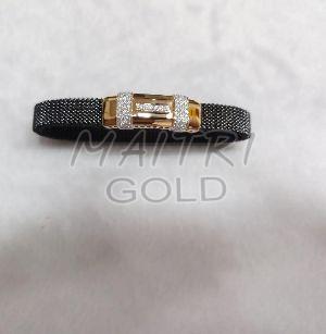 Mens Stretchable Diamond Bracelet