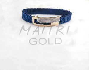 Mens Stretchable Diamond Bracelet