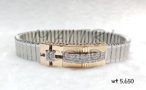 Mens Stretchable Diamond Bracelet