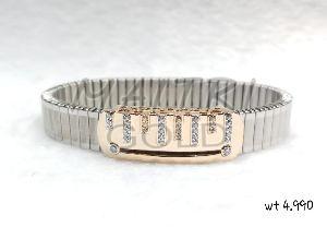Mens Stretchable Diamond Bracelet