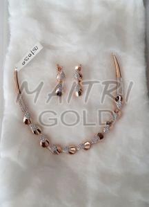 Ladies Rose Gold Necklace