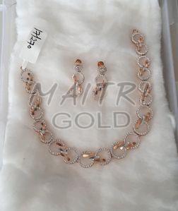 Ladies Rose Gold Necklace
