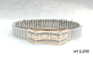 Mens Stretchable Diamond Bracelet