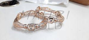 Ladies Modern Gold Bangles