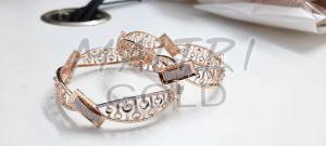 Ladies Modern Gold Bangles