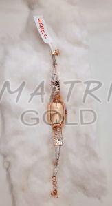 Ladies Designer Gold Watch