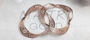 Ladies Fancy Gold Bangles