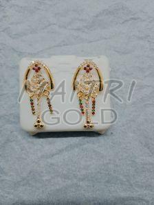 Ladies Gold Fancy Ear Stud