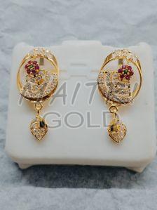 Ladies Gold Stylish Ear Studs