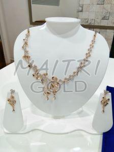 Ladies Fancy Gold Necklace Sets