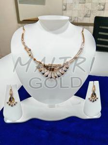 Ladies Fancy Gold Necklace Set