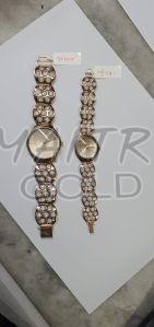 Ladies Gold Wrist Watch