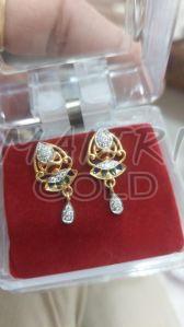 Ladies Fashion Gold Ear Studs
