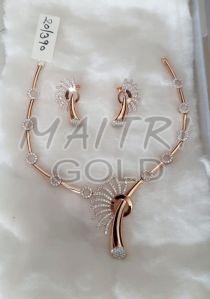 Ladies Rose Gold Necklace