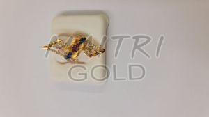 Ladies Modern Pure Gold Ring