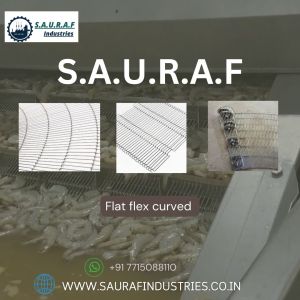 Stainless steel Curved mesh Conveyor Belt