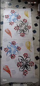 Rayon flower printed fabric