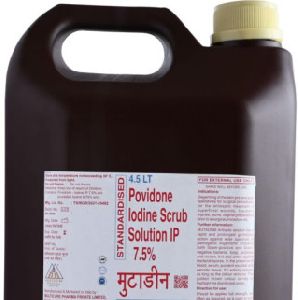 4500ml Mutadine 7.5% Solution IP