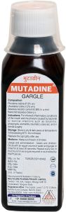Mutadine Povidone Iodine Gargle 2%