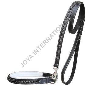 Braided Leather Dog Leash