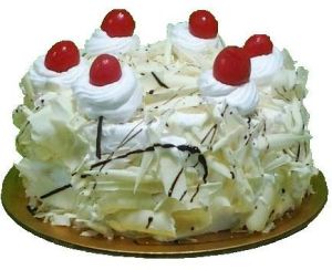 White Forest Cake